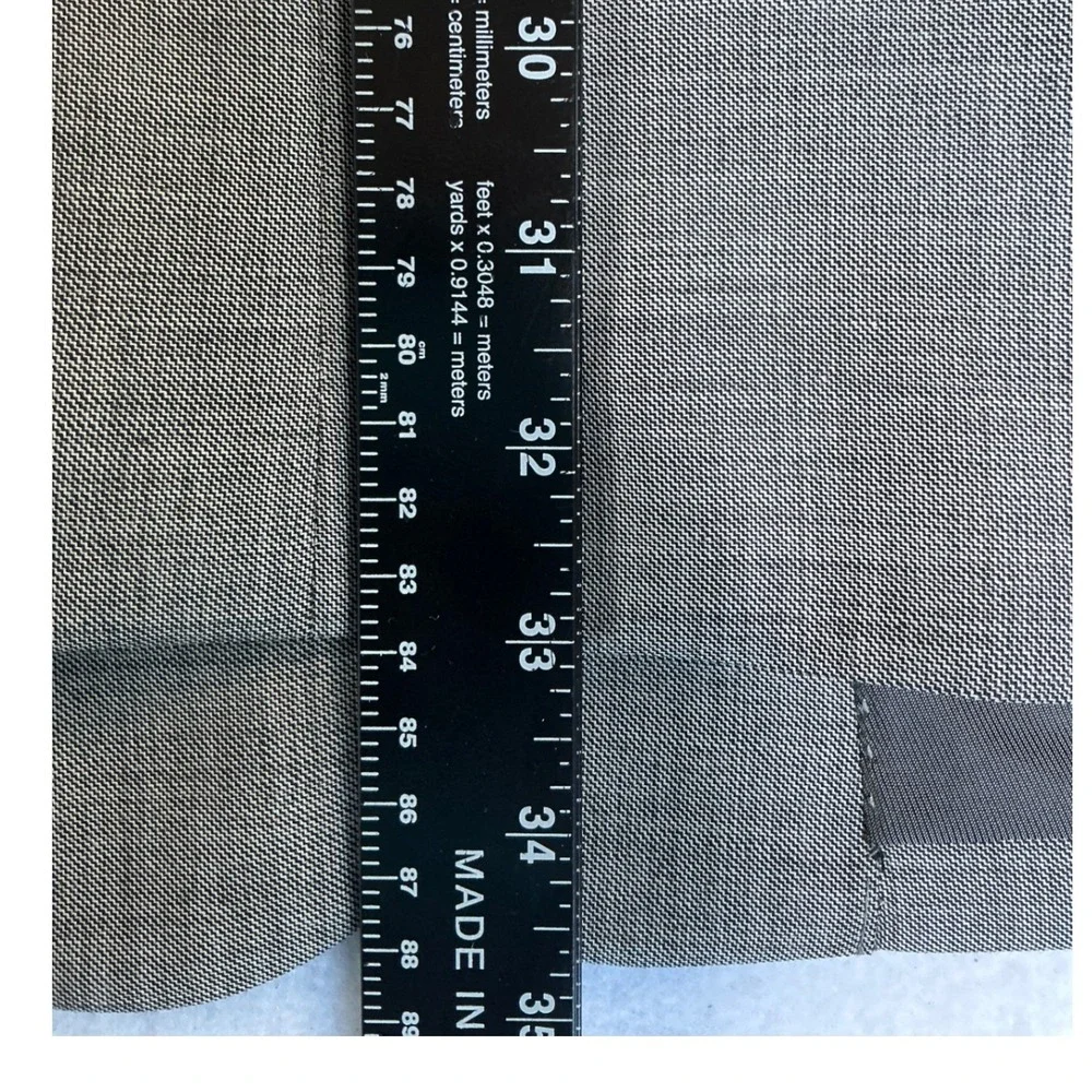 Pronto‎ Uomo Suit Jacket Mens 43 Long Grey 100% Wool 2-Button Blazer BC174216